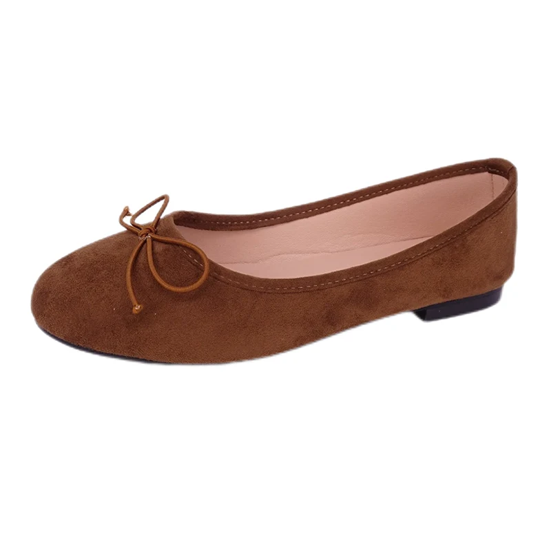 Women's Ballet Flat Bowknot Casual Dress Shoes