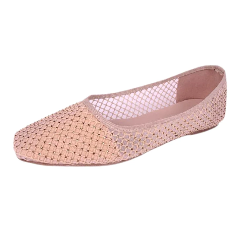 Women's Mesh Square Ballerina Shoes