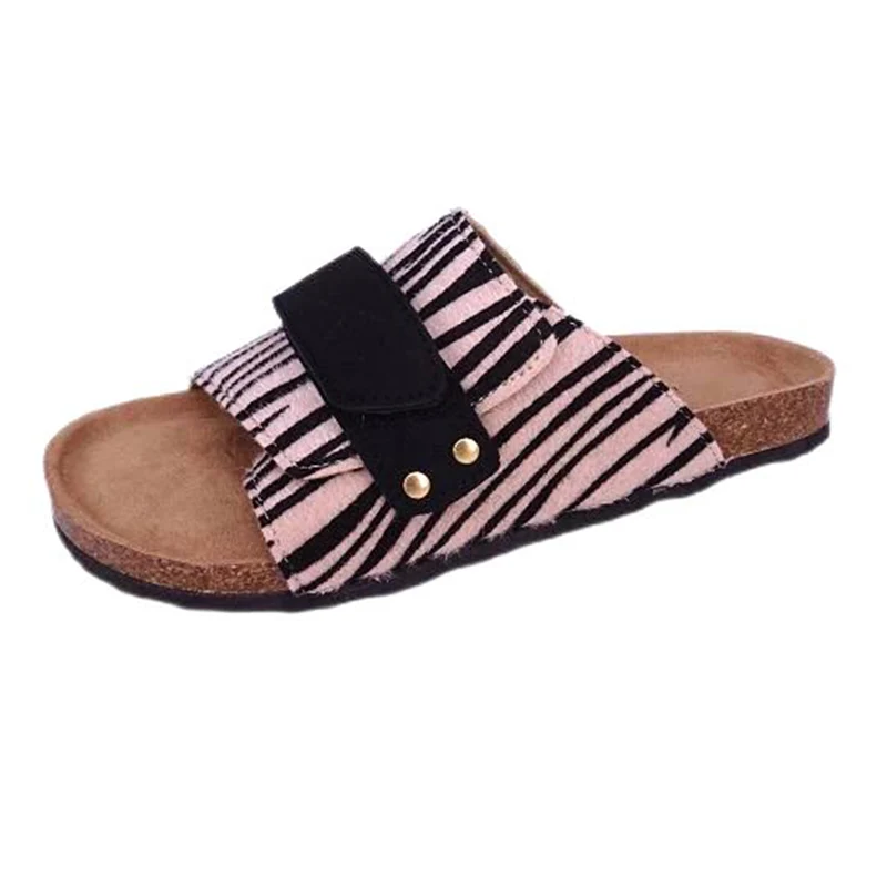 Women's Velcro Adjustable Straps Footbed Sandals